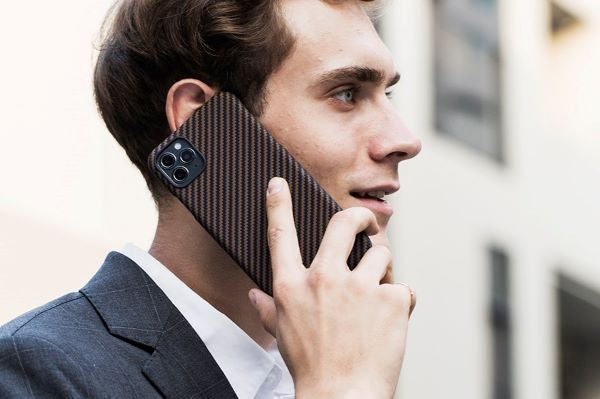 The black and gold magnetic iPhone case